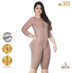 Faja post-quirúrgica con brasier y mangas 3014 MeliBelt, vista frontal