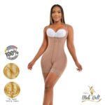 Faja reloj de arena con 7 varillas media pierna 2034 MeliBelt, vista frontal