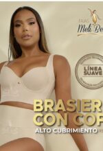 Brasier con copa suave, alto cubrimiento, sin costuras en el catálogo de Casa Colombia USA