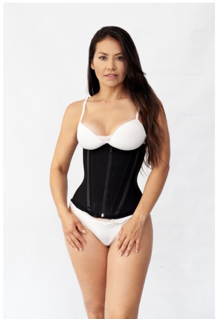 Cinturilla Zarey con varillas, broches y zíper 206BR en el catálogo de Casa Colombia USA