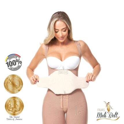 Tabla abdominal post-quirúrgica T004 MeliBelt, vista frontal